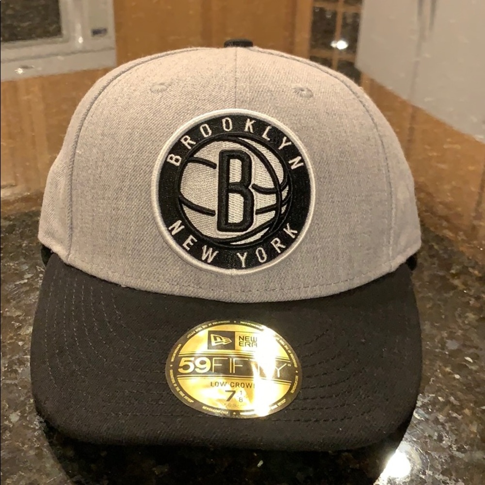 Nets New Era Official Back Half 59FIFTY Fitted Hat